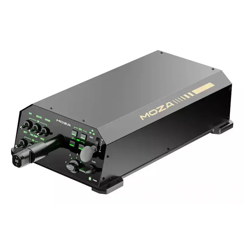 Baza lotnicza MOZA AY210 Yoke Base — metalowa baza lotnicza, 243×403×216 mm, 110–220 V, moc szczytowa 216 W