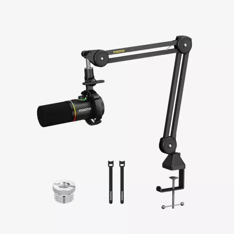 Mikrofon podcastowy MAONO PD200X Czarny — przewodowy XLR/USB-C, czułość -52 dB, 40–16000 Hz
