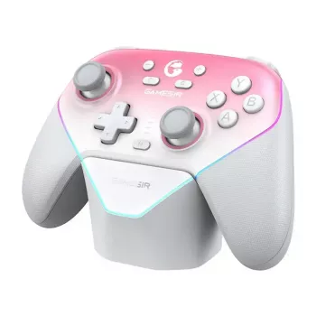Bezprzewodowy kontroler GameSir SuperNova T4n Pro Różowy — Bluetooth, ergonomiczna konstrukcja