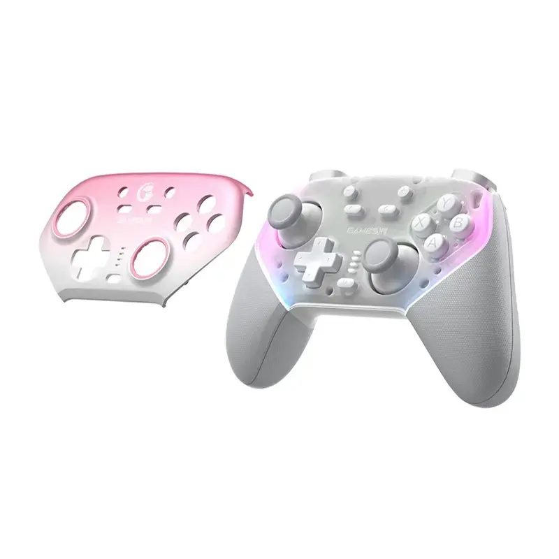 Bezprzewodowy kontroler GameSir SuperNova T4n Pro Różowy — Bluetooth, ergonomiczna konstrukcja