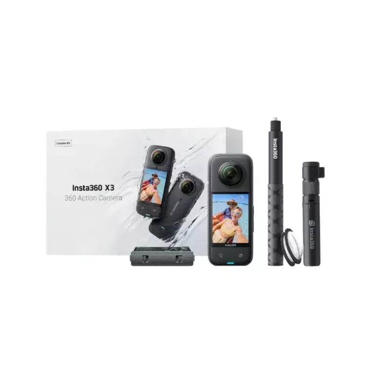 Kamera 360 Insta360 X3 Wodoodporna 5.7K - Insta360 X3 5.7K wodoodporna kamera akcji 360°