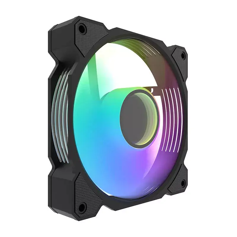 Wentylator chłodzący Darkflash DR08 (czarny) — wentylator do obudowy/procesora, model DR08 Czarny