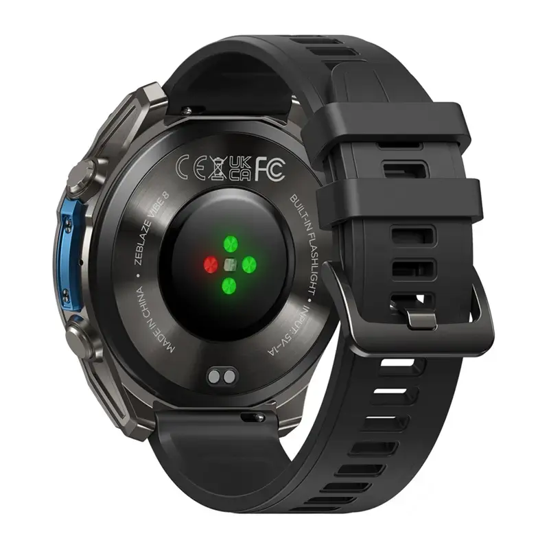 Smartwatch Zeblaze Vibe 8 Abyss Czarny z monitorem pracy serca, wodoodporny