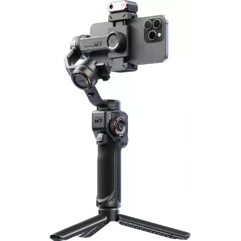 Stabilizator do smartfona Hohem iSteady M7 — kompozytowy, bateria Li‑Ion 3200 mAh, 629 g, czarny