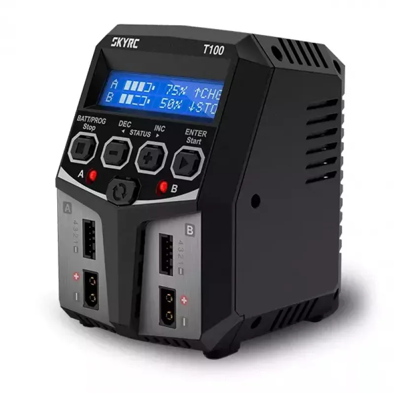 Ładowarka SkyRC T100 do akumulatorów, zasilanie AC, prąd ładowania 5 A