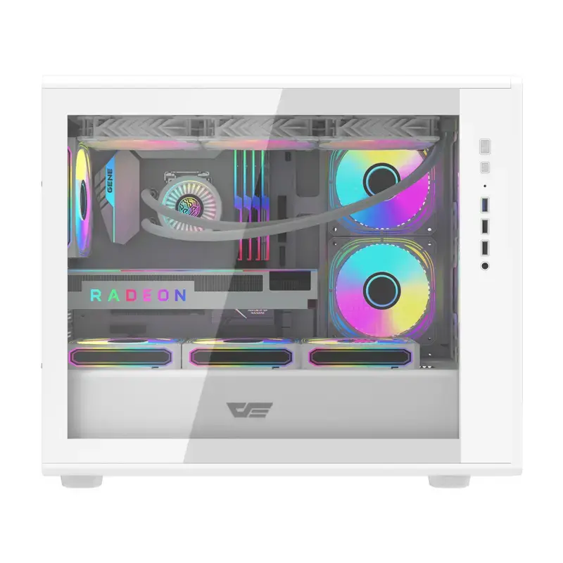 Obudowa komputerowa Darkflash DB460M Micro ATX Biała