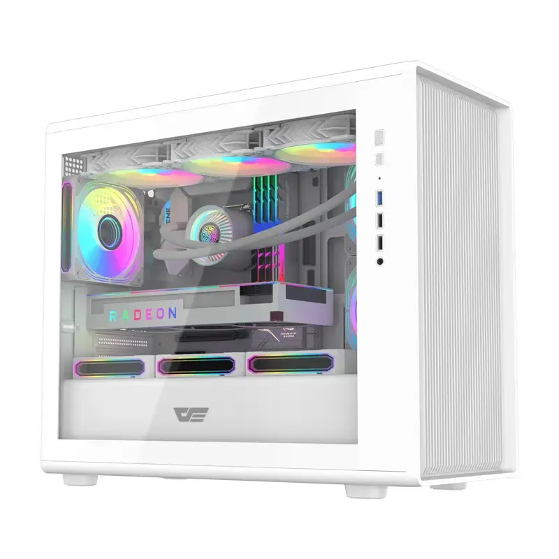 Obudowa komputerowa Darkflash DB460M Micro ATX Biała