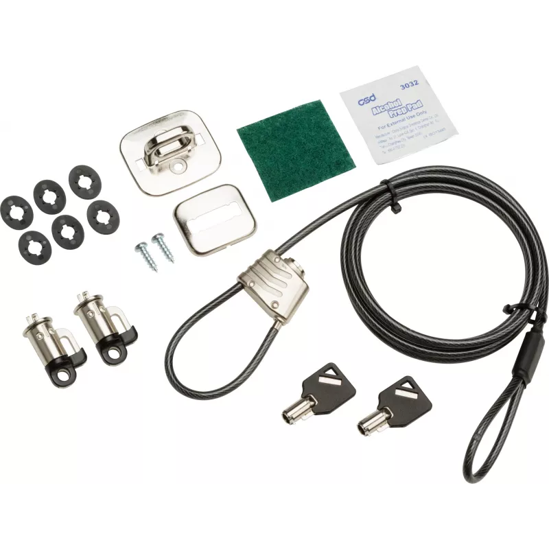 HP Business PC Security Lock v3 Kit Czarny Zamek na klucz do komputera