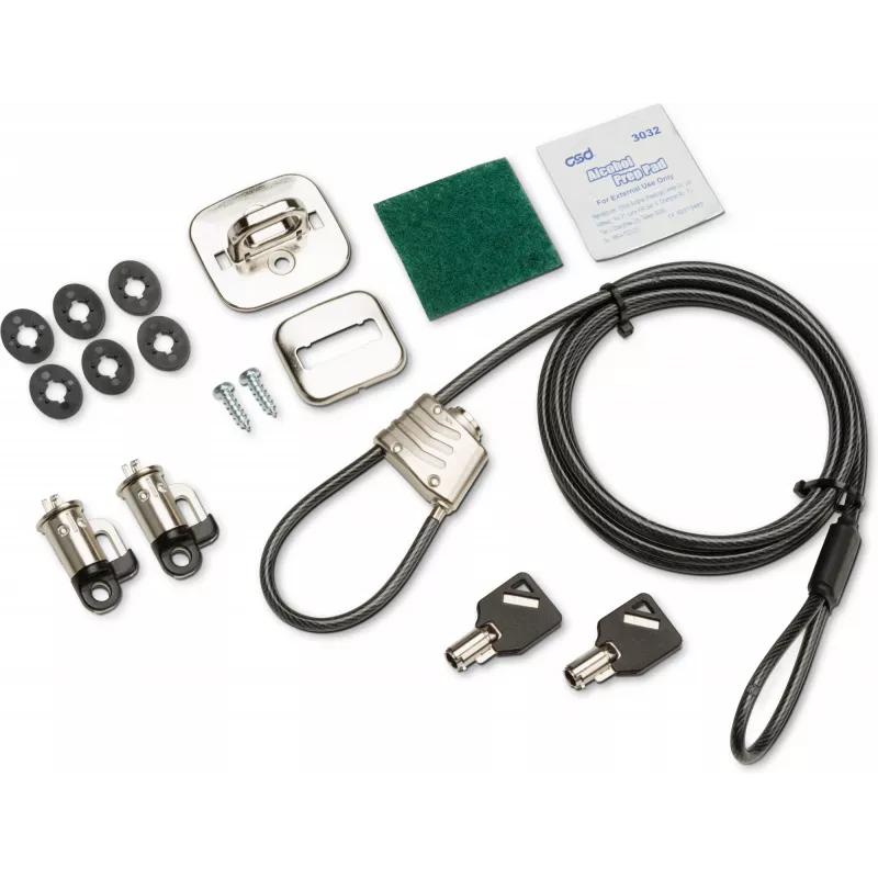 HP Business PC Security Lock v3 Kit Czarny Zamek na klucz do komputera