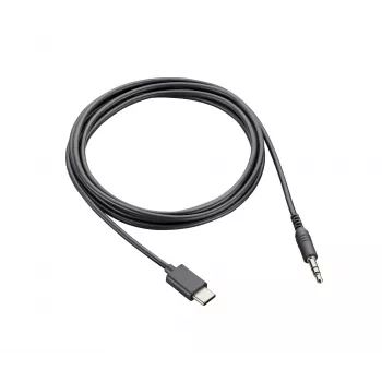 Kabel Poly HP Poly Voyager Surround 80/85 UC, adapter audio 3,5 mm, czarny