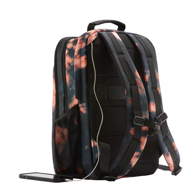 Plecak casualowy HP Campus XL Tie Dye Backpack czarny wzór