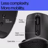Mysz bezprzewodowa HP 695 Rechargeable, symetryczna, Bluetooth, 4000 DPI, czarna