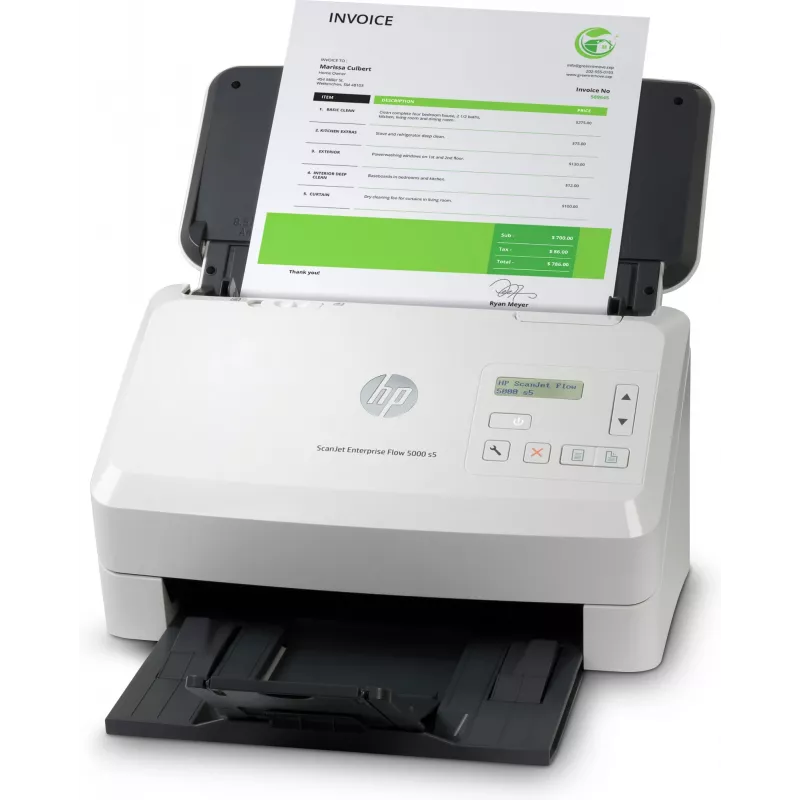 HP Scanjet Enterprise Flow 5000 s5 Skaner arkuszowy 600 x 600 DPI A4 Biały