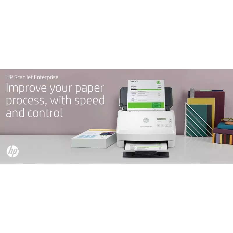 HP Scanjet Enterprise Flow 5000 s5 Skaner arkuszowy 600 x 600 DPI A4 Biały