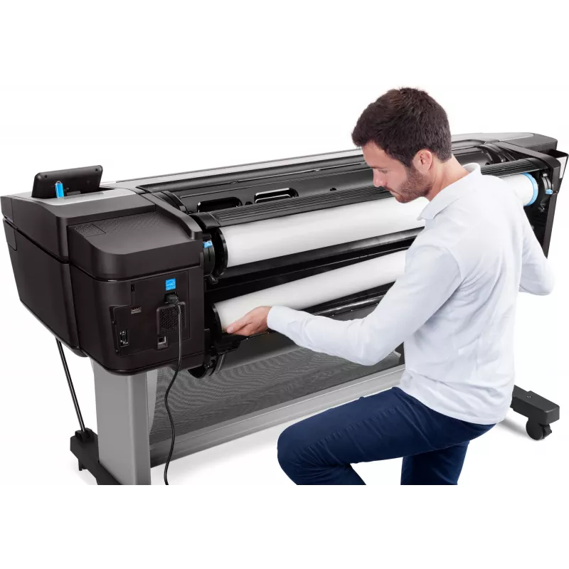 HP Designjet T1700 Drukarka 44 cale, termiczny atramentowy, 2400 x 1200 DPI, HP-GL/2, TIFF, JPEG, CALS G4, URF, cyjan, Photo Czarny, Matte Czarny, magenta, żółty, 2400 x 1200 DPI, 116 pph
