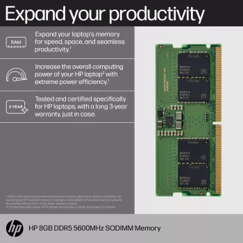 Moduł pamięci HP 83P90AA DDR5 8 GB 5600 MHz