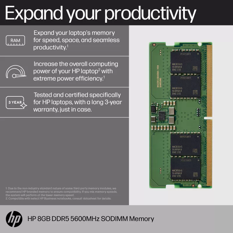 Moduł pamięci HP 83P90AA DDR5 8 GB 5600 MHz