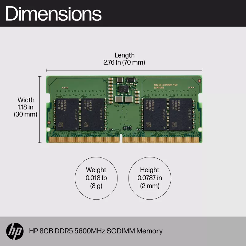 Moduł pamięci HP 83P90AA DDR5 8 GB 5600 MHz