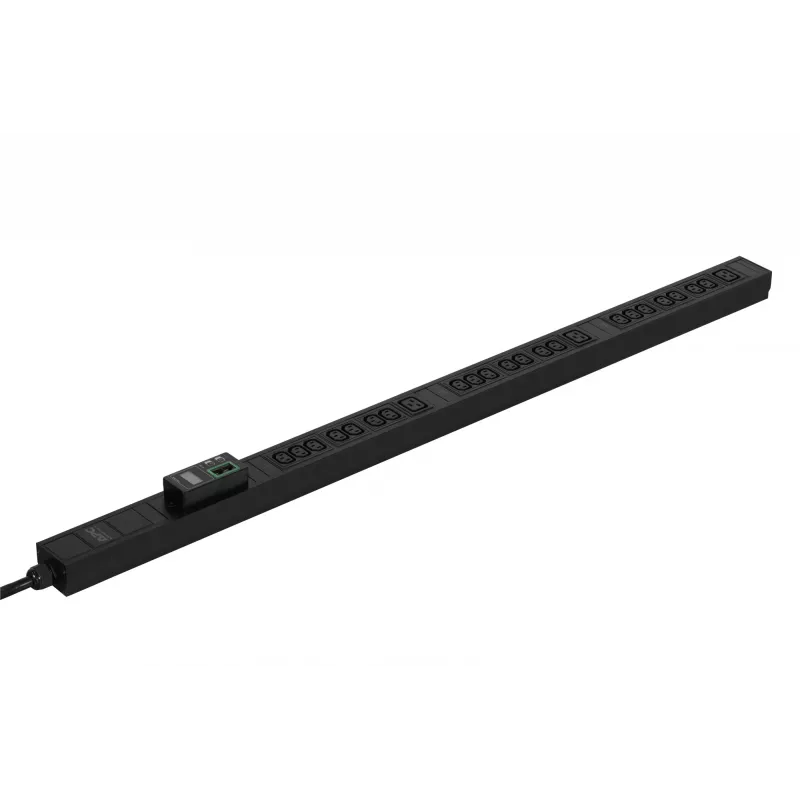 APC Easy Rack PDU, pomiarowa, 0U, 3-fazowa, 11kW, 230V, 16A, 21 x C13 i 3 x C19, wtyk IEC60309 3P+N+PE