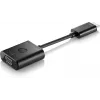 Adapter HP HDMI na VGA, 0,045 m, HDMI, VGA (D-Sub), Męski, Żeński, Czarny