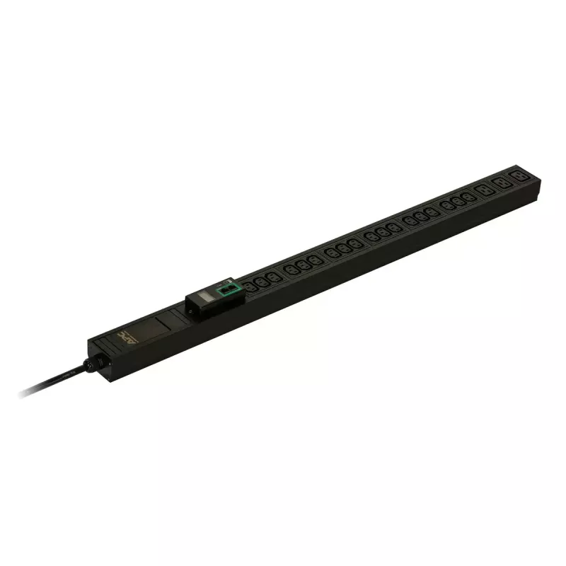 APC Easy Rack PDU, pomiarowa, 0U, 1-fazowa, 3,7 kW, 230 V, 16 A, 18 x C13 i 3 x C19, wejście IEC60309 2P+E