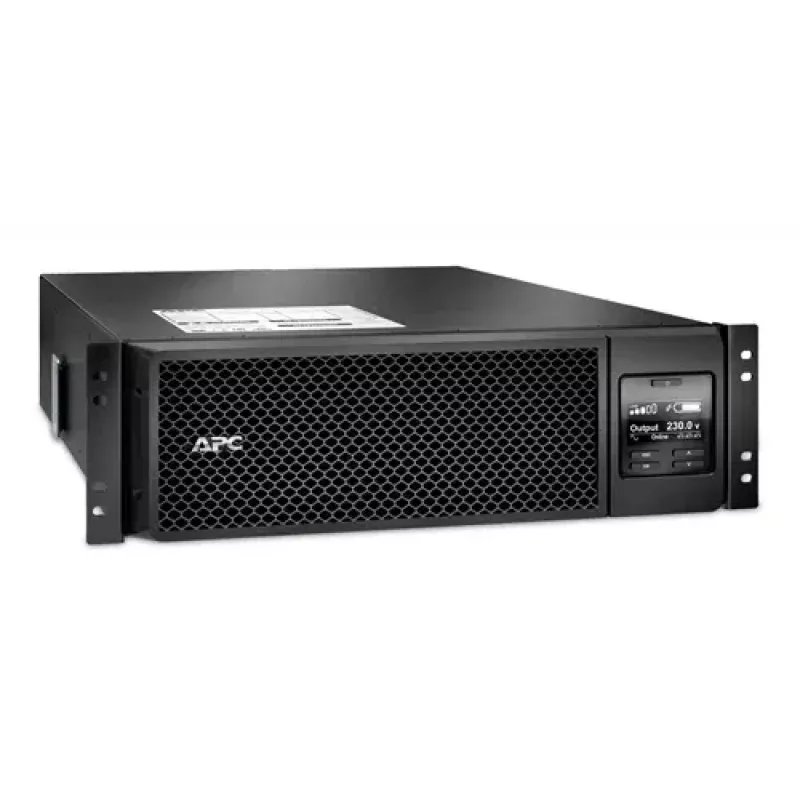 APC Smart-UPS On-Line, 5kVA, Rackmount 3U, 230V, 6x C13+4x C19 IEC SRT5KRMXLI-6W