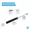 HP cienki Rechargeable Pen Charger, do użytku wewnętrznego, USB, 0,15 m, czarny