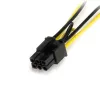 StarTech.com 6in SATA Power do 6-pin PCI Express - kabel zasilający do karty graficznej