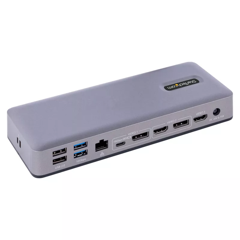 StarTech.com DK31C3MNCRUE laptop dock/port replicator Wired USB 3.2 Gen 2 (3.1 Gen 2) Type-C