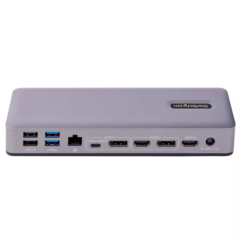 StarTech.com DK31C3MNCRUE laptop dock/port replicator Wired USB 3.2 Gen 2 (3.1 Gen 2) Type-C