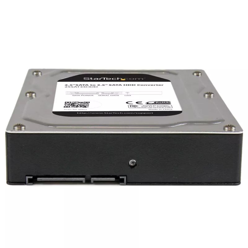 StarTech.com 2.5” do 3.5” SATA Aluminiowy Adapter Obudowy Dysku Twardego z SSD / HDD Wysokość do 12,5 mm