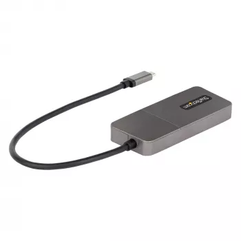 StarTech.com 3-portowy koncentrator USB-C MST – adapter USB typu C do 3x HDMI do wielu monitorów dla laptopa – potrójne HDMI do 4K 60 Hz z DP 1.4 Alt Mode i DSC – HDR – kabel 30 cm – tylko Windows