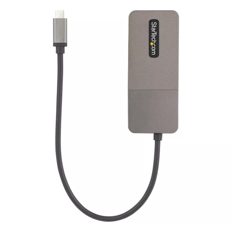 StarTech.com 3-portowy koncentrator USB-C MST – adapter USB typu C do 3x HDMI do wielu monitorów dla laptopa – potrójne HDMI do 4K 60 Hz z DP 1.4 Alt Mode i DSC – HDR – kabel 30 cm – tylko Windows