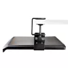 StarTech.com Tacka na klawiaturę montowana pod biurkiem, mocowanie na zacisk, ergonomiczny uchwyt na klawiaturę, do 12 kg (26,5 funta), wysuwana szuflada na klawiaturę i mysz z zaciskami C, regulowana wysokość tacki na klawiaturę (3,9/4,7/5,5 cala)