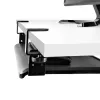 StarTech.com Tacka na klawiaturę montowana pod biurkiem, mocowanie na zacisk, ergonomiczny uchwyt na klawiaturę, do 12 kg (26,5 funta), wysuwana szuflada na klawiaturę i mysz z zaciskami C, regulowana wysokość tacki na klawiaturę (3,9/4,7/5,5 cala)