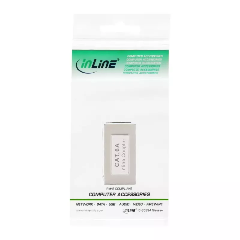 InLine Modular Adapter RJ11 6P4C żeński / żeński 69999C