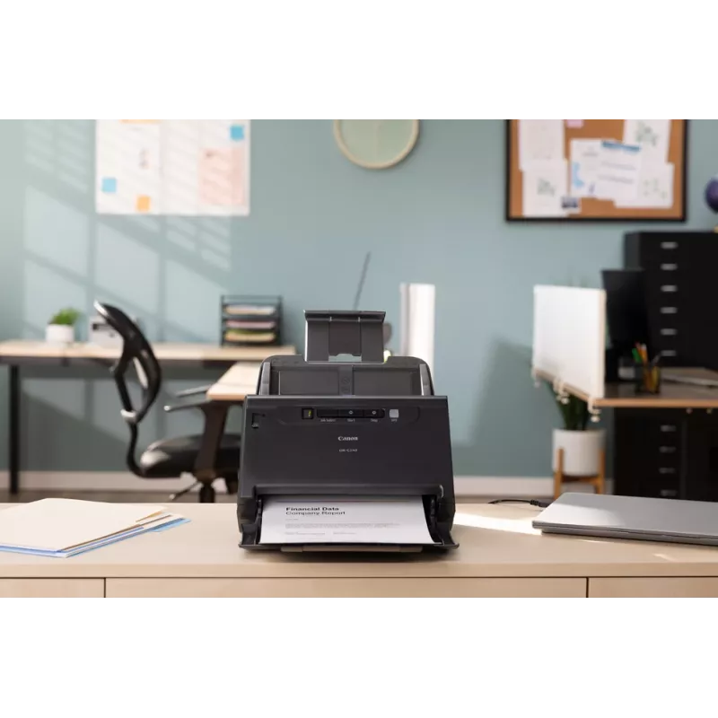 Canon imageFORMULA DR-C240 Duplex Desktop Document Scanner, 216 x 3000 mm, 600 x 600 DPI, 24 bit, 24 bit, 45 ppm, 30 ppm