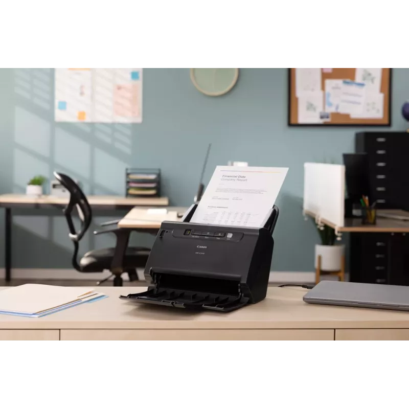 Canon imageFORMULA DR-C240 Duplex Desktop Document Scanner, 216 x 3000 mm, 600 x 600 DPI, 24 bit, 24 bit, 45 ppm, 30 ppm