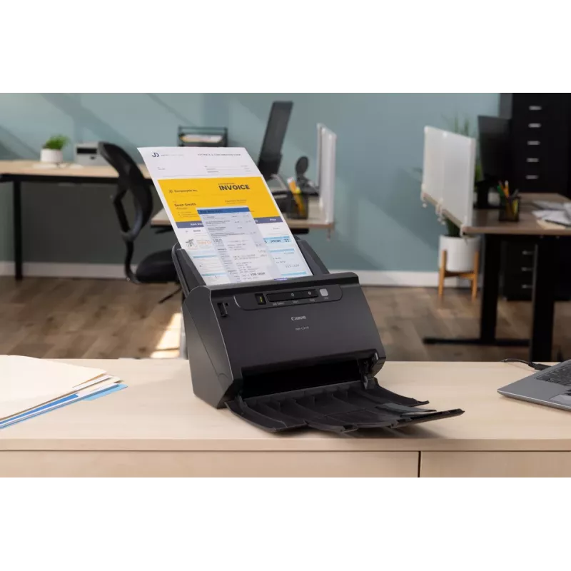 Canon imageFORMULA DR-C240 Duplex Desktop Document Scanner, 216 x 3000 mm, 600 x 600 DPI, 24 bit, 24 bit, 45 ppm, 30 ppm