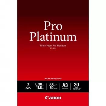 Canon PT-101 Pro Platinum papier fotograficzny A3 - 20 arkuszy