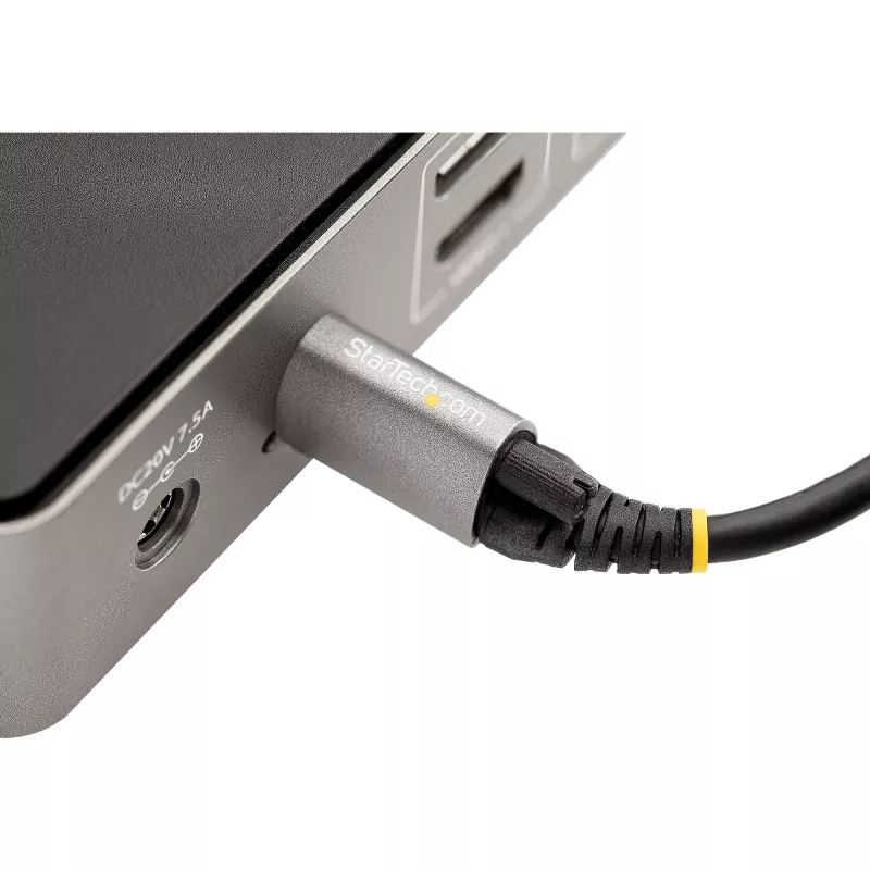 StarTech.com 3 ft (1 m) Kabel USB C z górną śrubą blokującą 10 Gb/s — USB 3.1/3.2 Gen 2 Typ C — ładowanie Power Delivery 100 W (5 A), tryb DP Alt — pojedyncza śruba blokująca, kabel USB-C do ładowania/synchronizacji