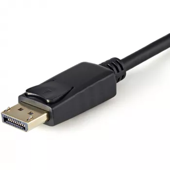 StarTech.com Kabel DisplayPort do VGA 3 stopy (1 m) - Aktywny adapter kablowya DisplayPort do VGA - Wideo 1080p - Kabel monitora DP do VGA - Konwerter DP 1.2 na VGA - Zatrzaskowe złącze DP