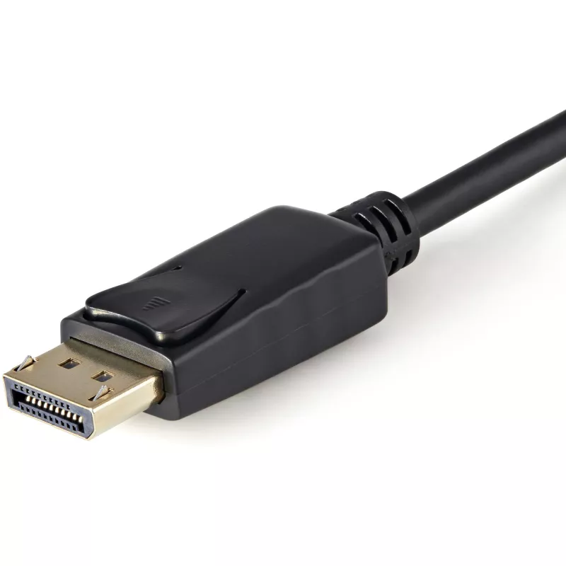 StarTech.com Kabel DisplayPort do VGA 3 stopy (1 m) - Aktywny adapter kablowya DisplayPort do VGA - Wideo 1080p - Kabel monitora DP do VGA - Konwerter DP 1.2 na VGA - Zatrzaskowe złącze DP