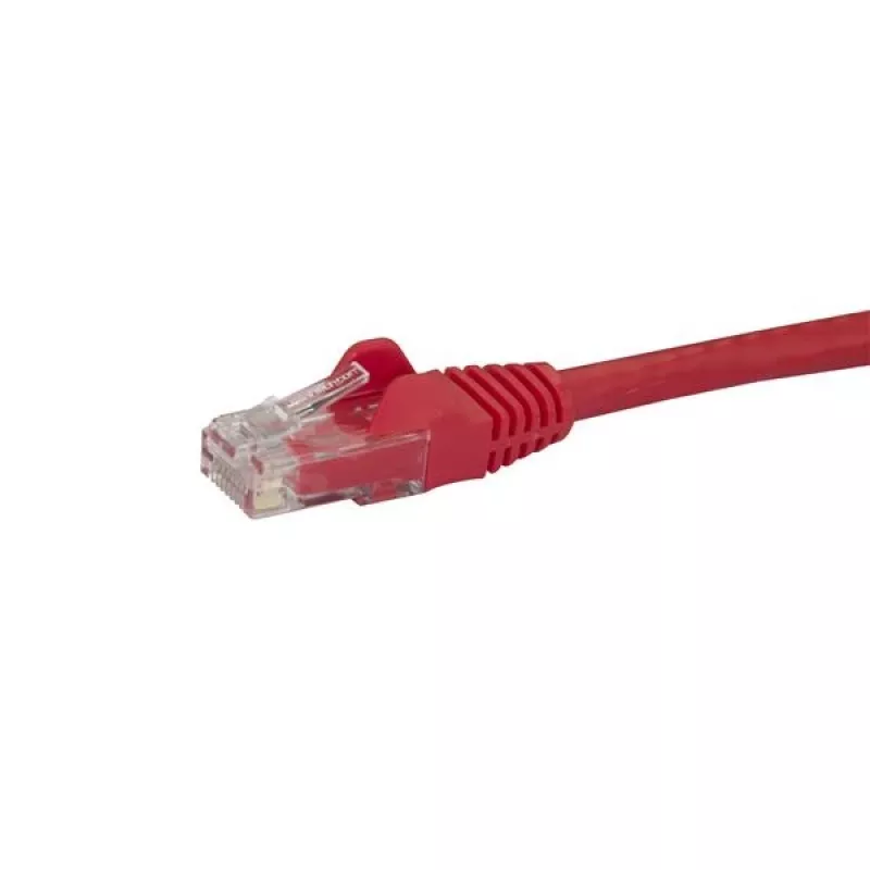 StarTech.com 10m CAT6 Ethernet kabel - czerwony CAT 6 Gigabit Ethernet Wire -250MHz 100W PoE RJ45 UTP sieciowy/Patch Cord Snagless w/Strain Relief Individually Tested