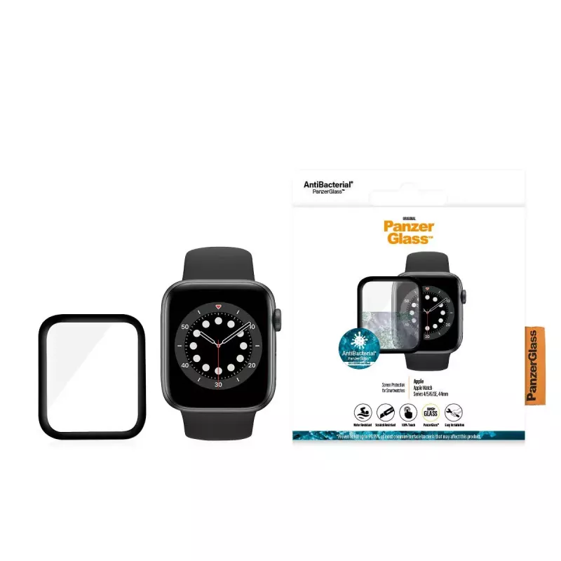PanzerGlass ® Apple Watch Series 4 | 5 | 6 | SE 44mm | Szkło ochronne na ekran