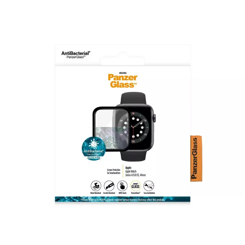 PanzerGlass ® Apple Watch Series 4 | 5 | 6 | SE 44mm | Szkło ochronne na ekran
