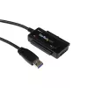 StarTech.com SATA to USB kabel - USB 3.1 (10Gbps) - UASP, czarny, Aktywność, Zasilanie, CE, FCC, ASMedia - ASM1351, 12 V, 0 - 60 °C