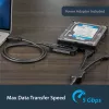 StarTech.com SATA to USB kabel - USB 3.1 (10Gbps) - UASP, czarny, Aktywność, Zasilanie, CE, FCC, ASMedia - ASM1351, 12 V, 0 - 60 °C