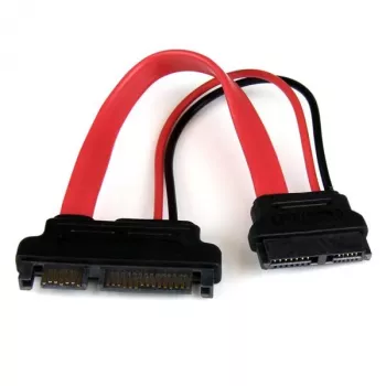 StarTech.com 6in Slimline SATA na SATA Adapter z zasilaniem - wtyk/gniazdo