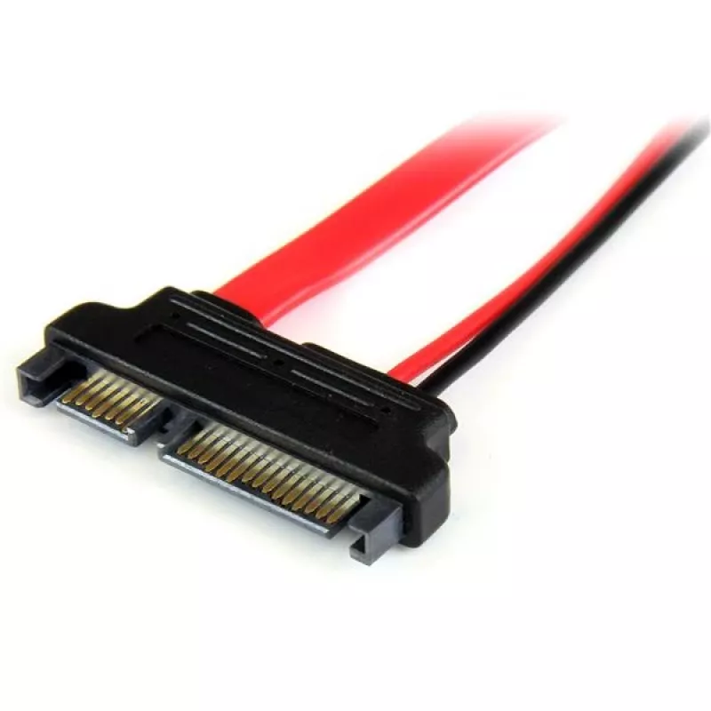 StarTech.com 6in Slimline SATA na SATA Adapter z zasilaniem - wtyk/gniazdo